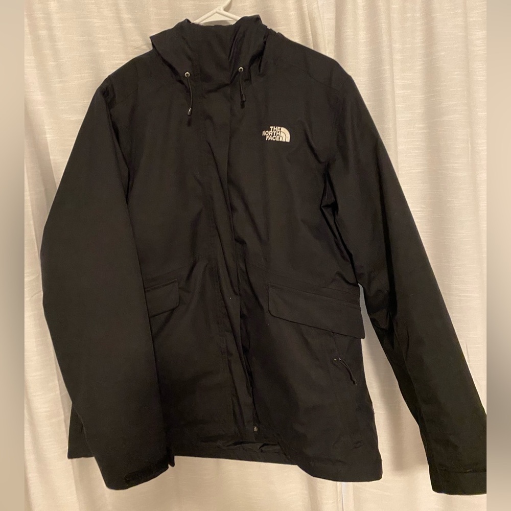 North Face Women’s XL Triclimate Black Coat